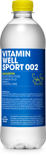 Vitamin Well Sport 002 bottle