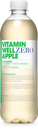 Vitamin Well Zero Apple bottle