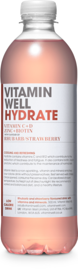 Vitamin Well Hydrate bottle